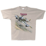 Hawker Typhoon Vintage Adult T-shirt Sand