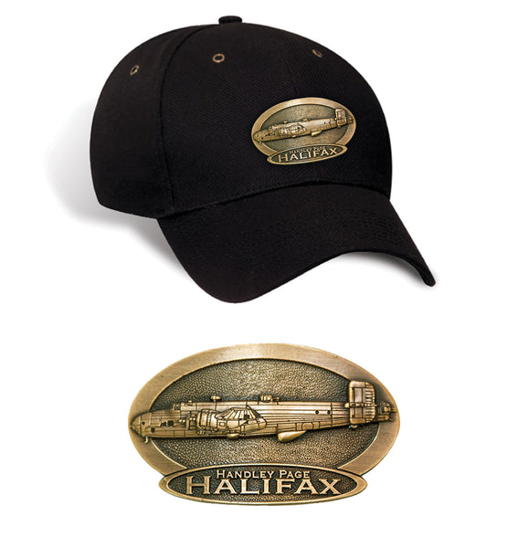 Halifax Brass Cap Black