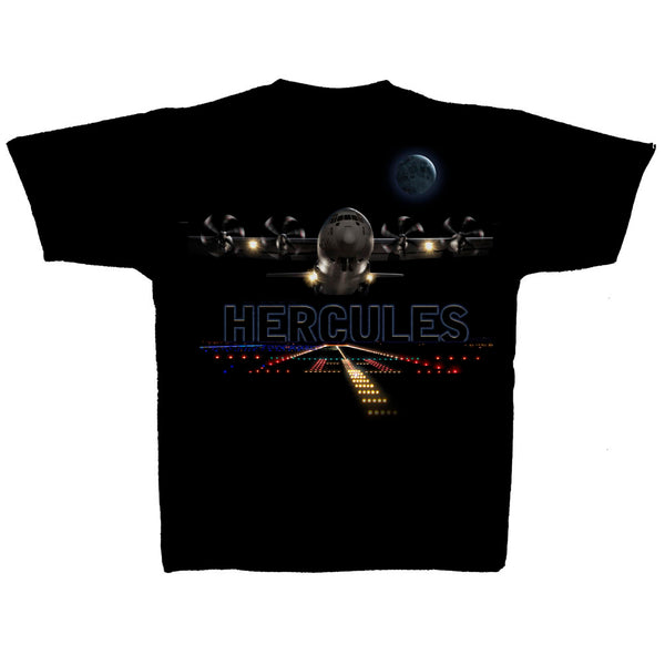 C-130 Hercules Adult Tee (clearance) Black