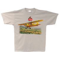 J-3 Piper Cub Vintage Adult T-shirt Sand