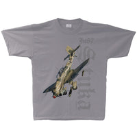 JU-87 Stuka Vintage Adult T-shirt