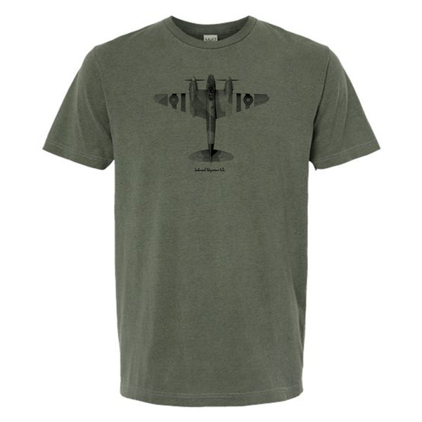 Mosquito Vintage Vertical Garment Dyed Adult T-shirt Monterey Sage
