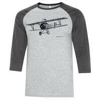 Nieuport 17 Sketch Adult T-shirt