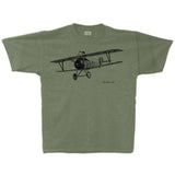 Nieuport 17 Sketch Adult T-shirt