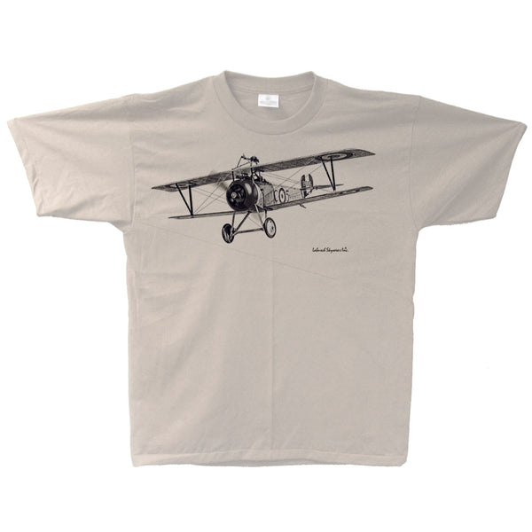 Nieuport 17 Sketch Adult T-shirt