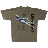 P-38 Lightning Vintage Adult T-shirt