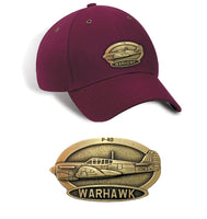P-40 Warhawk Brass Cap Burgundy
