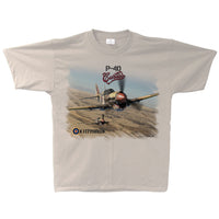 P-40 Kittyhawk Adult T-shirt Sand