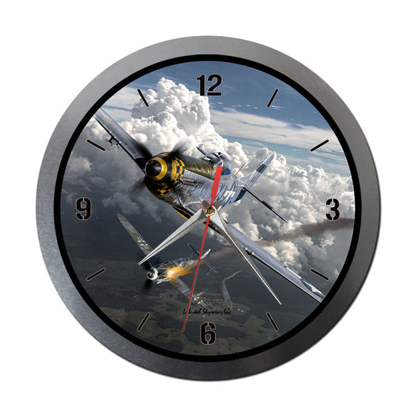 P-51 Mustang Flight Wall Clock