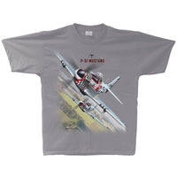 P-51 Mustang Flight Adult T-shirt