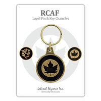RCAF Lapel Pin & Key Chain Set