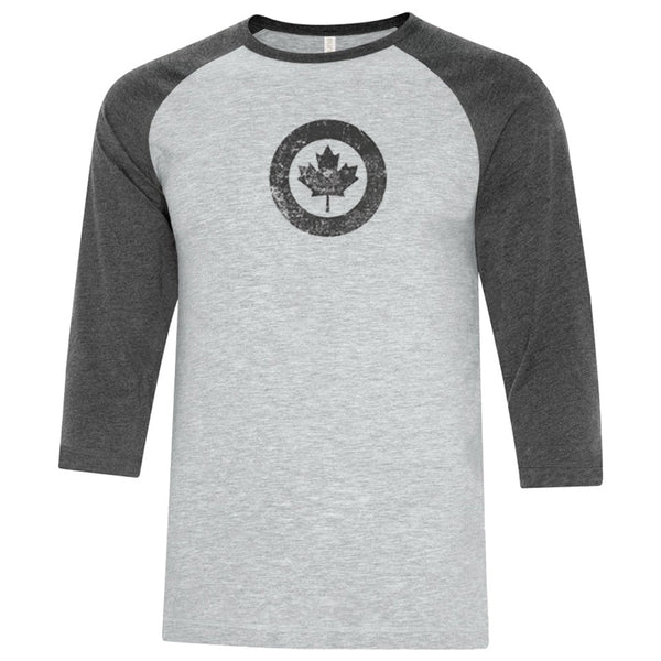 RCAF Modern Roundel Adult Baseball T-shirt