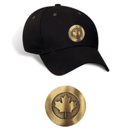 RCAF Modern Roundel Brass Cap