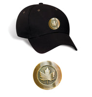 RCAF Classic Roundel Brass Cap Black