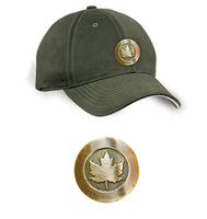 RCAF Classic Roundel Brass Cap Khaki