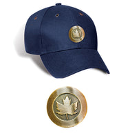 RCAF Classic Roundel Brass Cap Navy