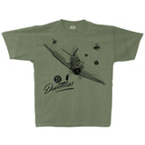 SBD-5 Dauntless T-shirt Military Green Heather