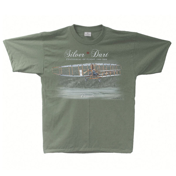 Silver Dart Centennial of Flight Adult Tee (clearance)