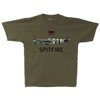 Spitfire MKIX Profile Adult T-shirt