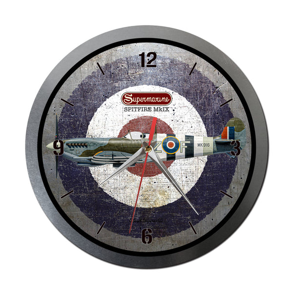 Spitfire MKIX Profile Wall Clock