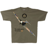 Spitfire MKIX Flight Adult T-shirt