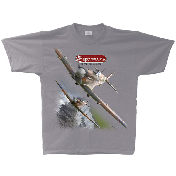 Spitfire Mk.Vb-2 Vintage Adult T-shirt