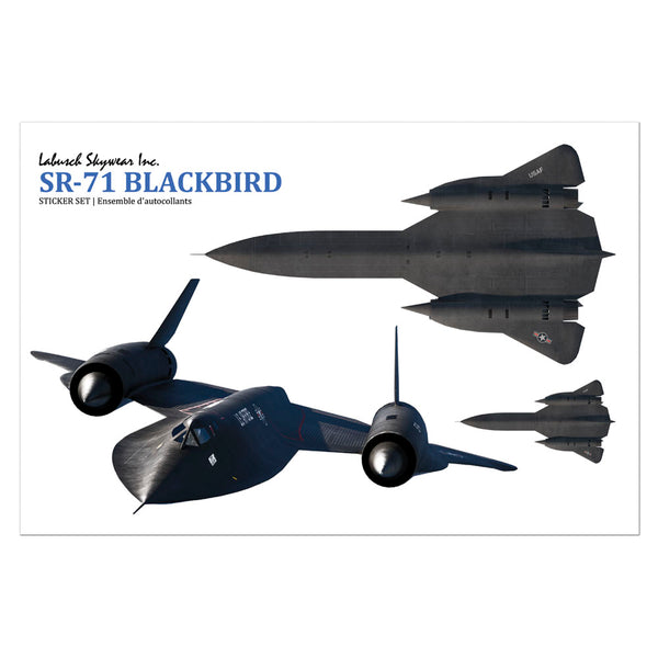 SR-71 Blackbird Sticker Sheet