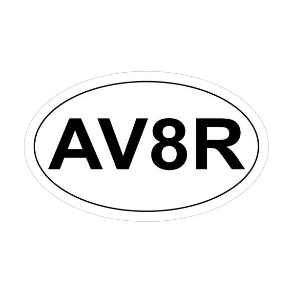 AV8R Euro Sticker