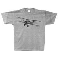 Tiger Moth Sketch Adult T-shirt - athletic heather