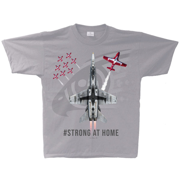CF-18 2021 Demo Hornet Adult T-shirt Silver
