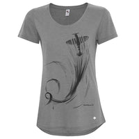 Ladies Swirling Spitfire Vintage Heather T-shirt
